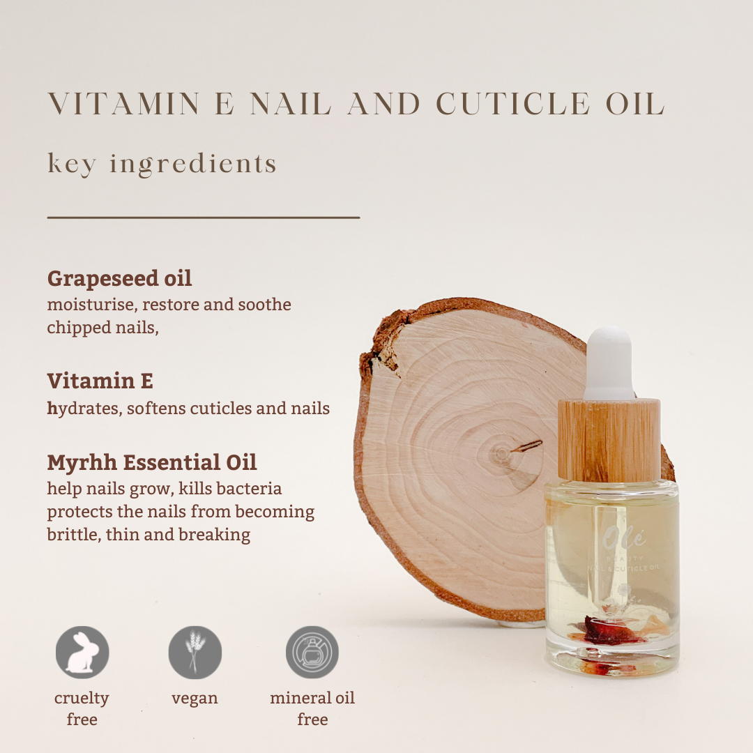 Olé Beauty Vitamin E Nails and Cuticle Oil